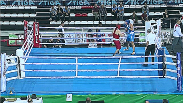 Boxing 2017 -10 - 22 (91kg) RED ARTYOM YORDANYAN GEO VS BLUE ANDREA PUGLIARA ITA. 