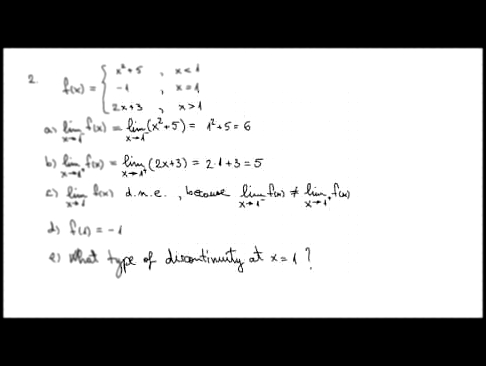 1.4. Limits and Continuity - Example1 - Part2 