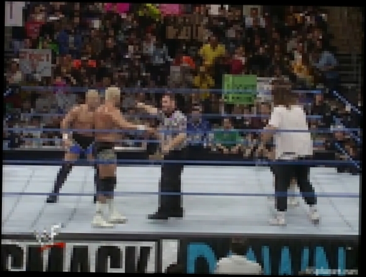 Мэнкайнд и Эл Сноу vs Крэш и Хардкор Холли, WWF Smackdown 04.11.1999 
