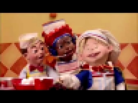 Lazy town "Cooking by the book" but more obnoxious 