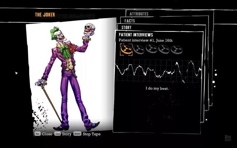 Joker's voice tape
