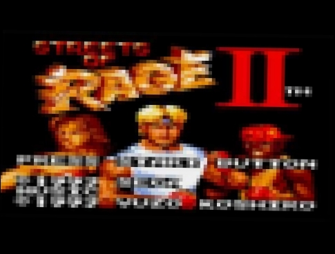 Streets of Rage II (Game Gear) Intro and Demo 