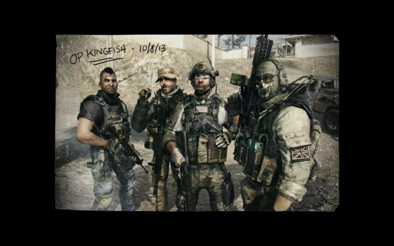 Call Of Duty Modern Warfare - Титры в конце игры