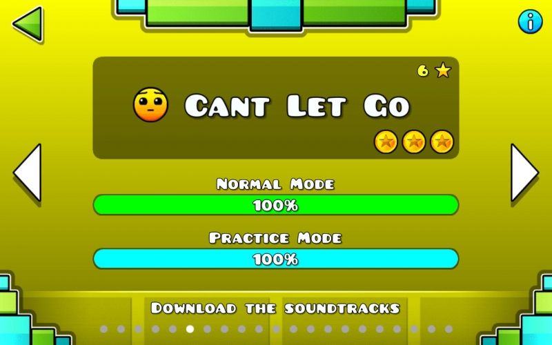 Cant let go - geometry dash