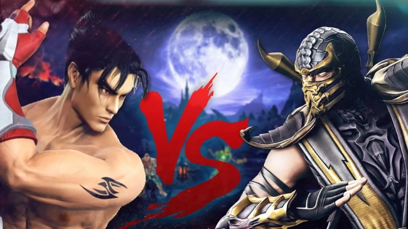Mortal Kombat vs Tekken. Эпичная Рэп Битва 2 сезон