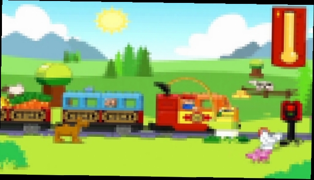 Лего поезд и железная дорога для детей. Обзор детского приложения Lego Duplo Train 