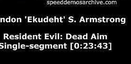 Resident Evil: Dead Aim - Speed Run Part 1 