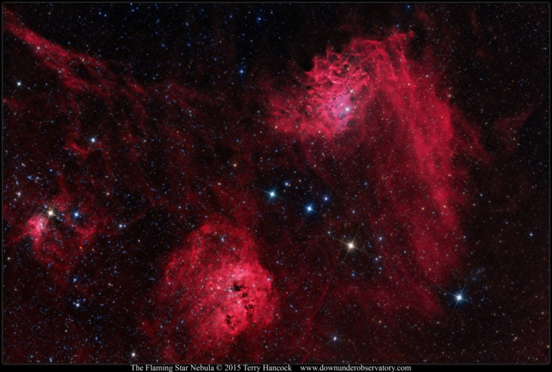 Elite Dangerous - Flaming Star Emission Nebula
