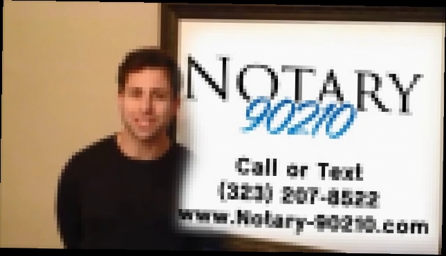 Mobile Notary Los Angeles 323-207-8522 www.notary-90210.com 
