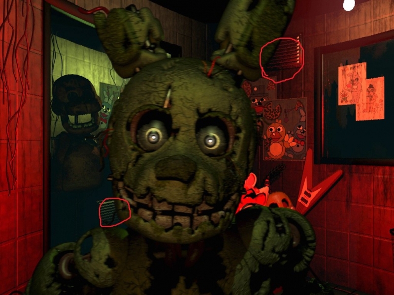 Five night at freddys 3 - [Game Over] - Конец Игры [RUS]