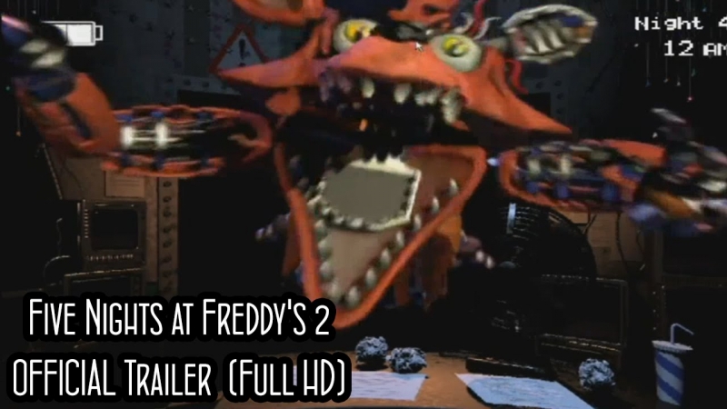 Five Nights At Freddy's 3 - музыка из трейлера 5 ночей с фредди 2