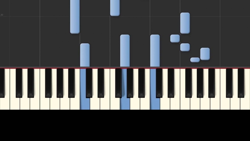 Игра на фортепиано - Печальная мелодия
