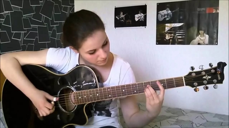 Игра на гитаре - Классная мелодия романтика))