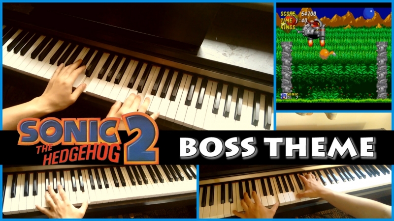 КР580ВВ55 - Sonic the Hedgehog 2 Boss Theme Piano mix