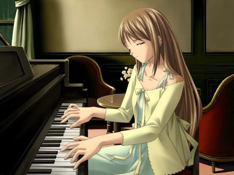 мои любимые игры - однокурсница пианино