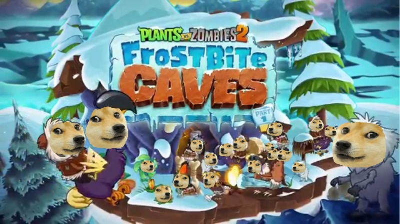 Plants vs. Zombies 2 - Поражение в Ледяных Пещерах