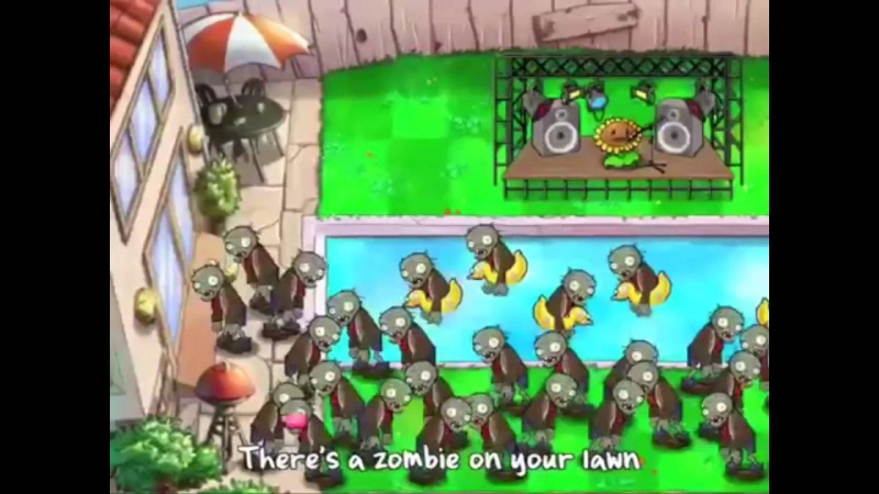 Plants vs. Zombies - There's a zombie on your lawn на русском