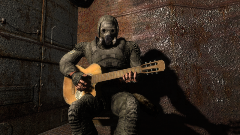 S.T.A.L.K.E.R 2 - игра на гитаре из игры сталкер(прям от туда