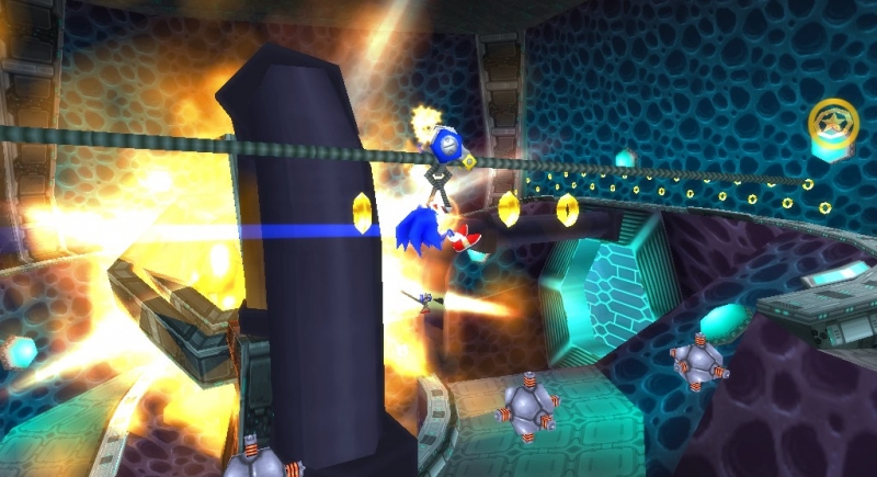 Sonic Rivals - Метеор-база Акт 2