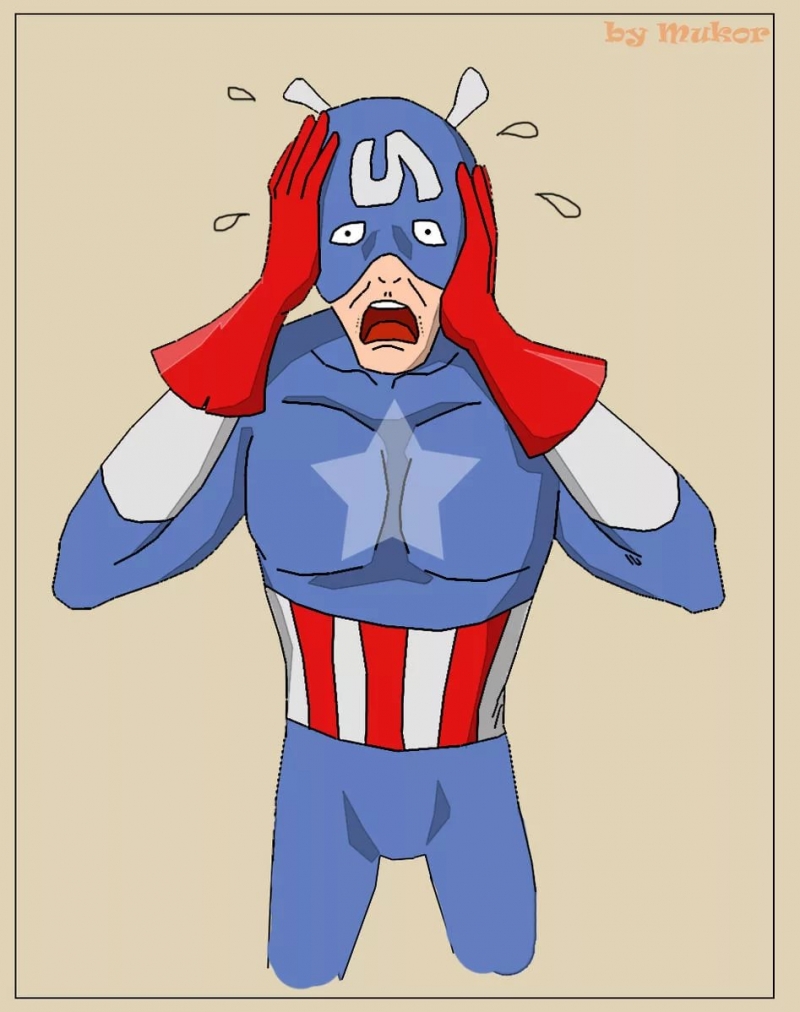 Капитан Америка, у всех истерика