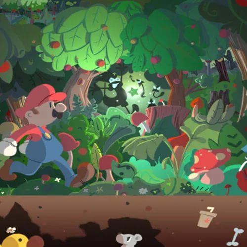 Super Mario RPG - Forest Maze