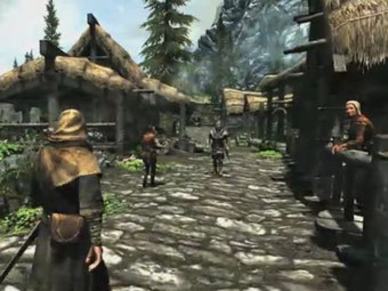 The Elder Scrolls 5 Skyrim (Bard Lizetta) - Сказ о Языках rus