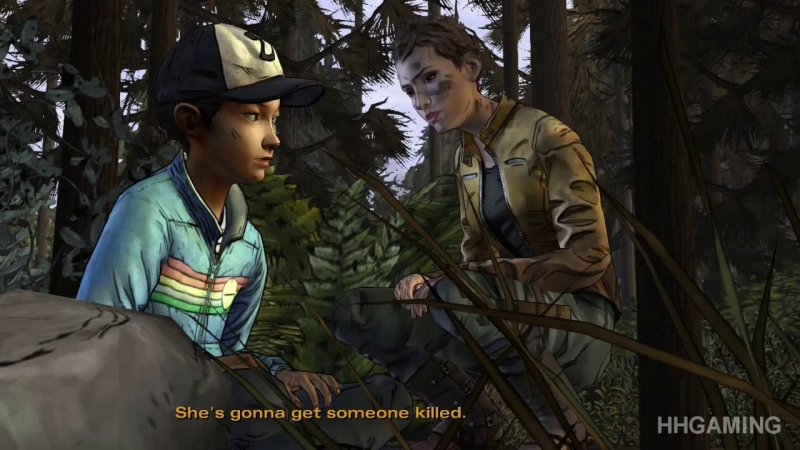The Walking Dead Season 2 - Jane tells Clementine a joke