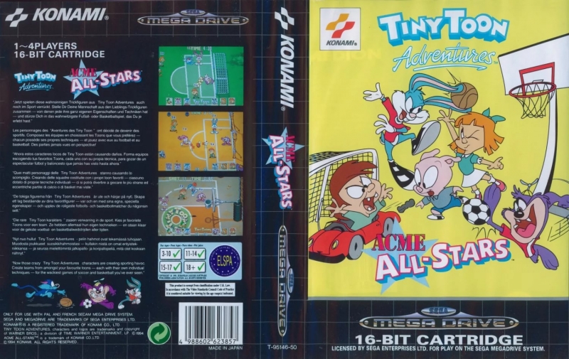 Tiny Toon Adventures Acme All-Stars (M. Ouchi, Kiyoshi "K-AAµ" Murai) - Win Game