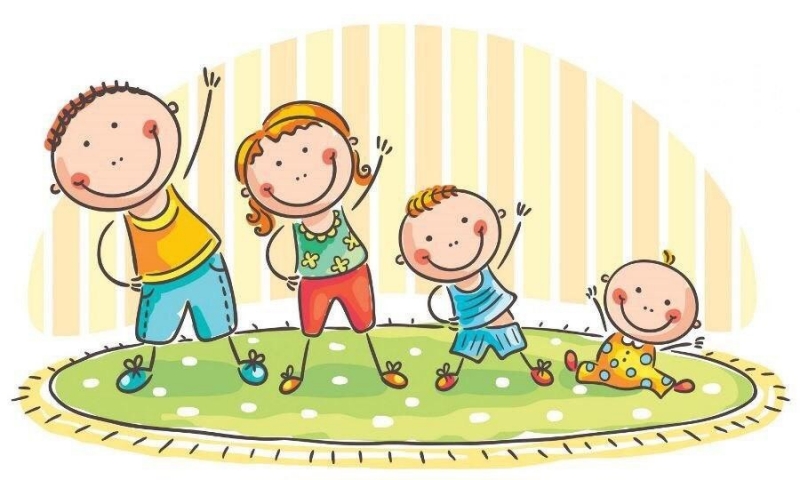 Детская песня-игра для 3 летних - Три хлопка над головой