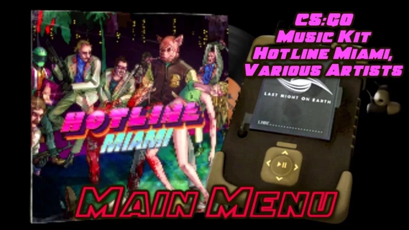 Various Artists - Main Menu CSGO Hotline Miami Music Kit