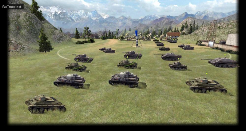 World of Tanks - загрузка боя 1