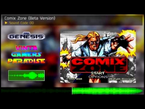 Sound Code 0D - Comix Zone (Beta Version) | Genesis | Soundtrack 