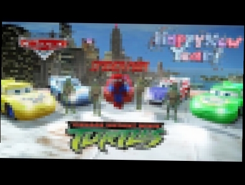 Teenage Mutant Ninja Turtles TMNT And Minecraft Spider Man Having Fun with Disney Pixar Custom Car 