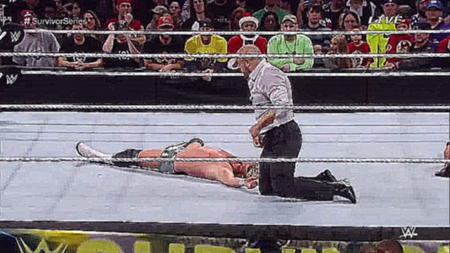 (WWEWM) "Running clothesline" by Triple H - Survivor Series 2014 