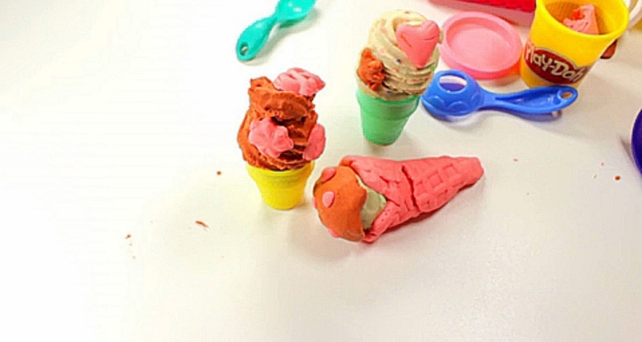 Мороженое Play Doh!Игры для детей!Открываем набор!Развивающий мультик!Пластилин Плей До! 