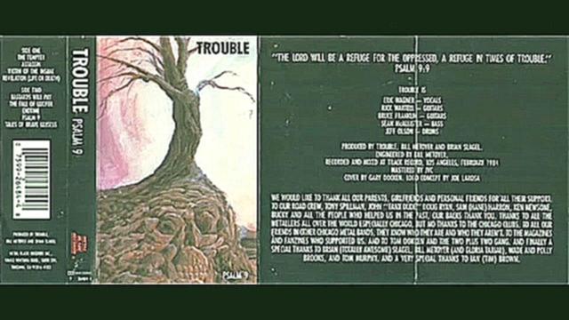 Trouble(Doom/Psychedelic Metal USA)- Psalm 9 (Full Album 1984) [1991 REISSUED CASSETTE RIP] 