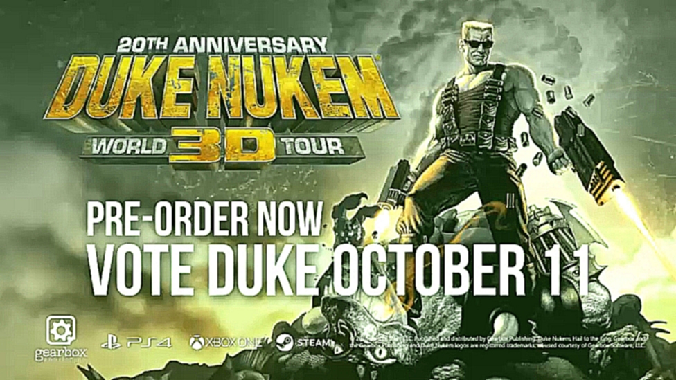 Duke Nukem 3D : 20th Anniversary World Tour Teaser Trailer 