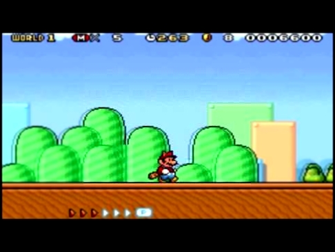 Super Mario Advance 4 - Super Mario Bros. 3 - World 1-1 