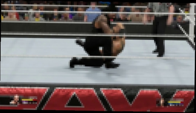 WWE 2K15 : Monday Night Raw batista VS Roman Reigns Last Man Standing match  