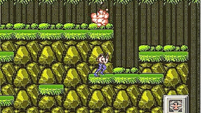 Old Games: Contra. Stage 1. Jungle 