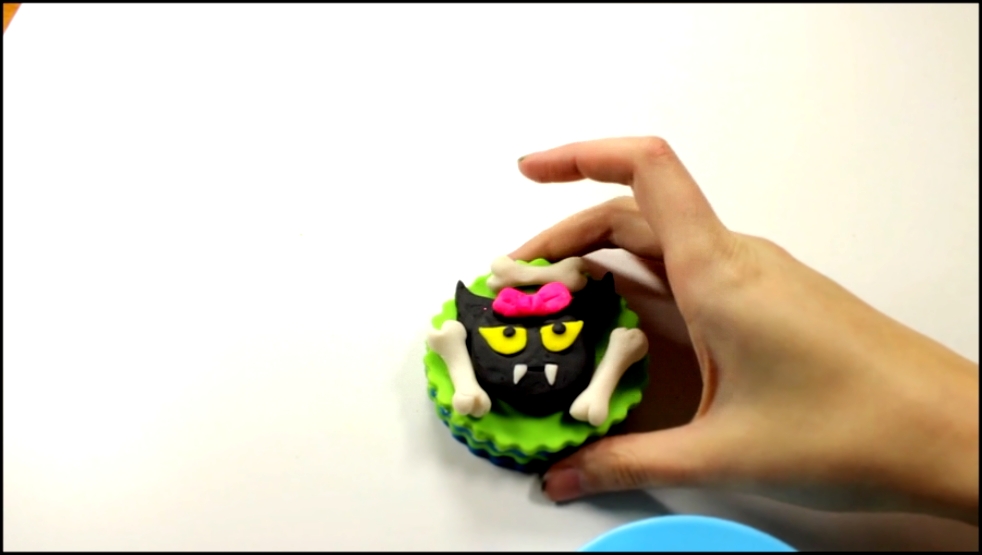 Тортик для Монстр Хай Школа Монстров из пластилина Play Doh!Пластилин Плей До.Игры для девочек! 