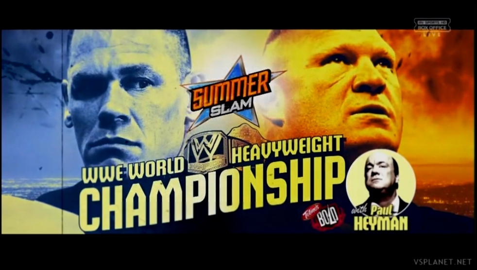 Джон Сина vs Брок Леснар, WWE Summerslam 2014 