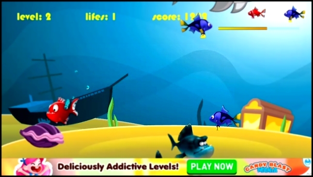 Hungry Fish 3D отличная ролевая игра 