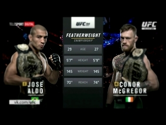UFC 194 Conor McGregor vs Jose Aldo 