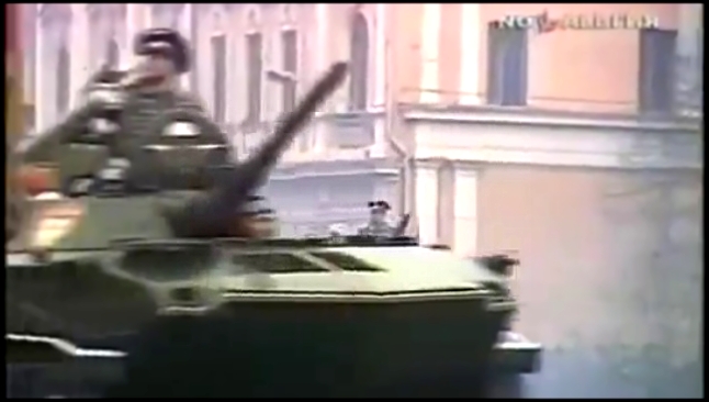 Soviet march from Command and Conquer, Red Alert 3 in the 1984 Army Parade 