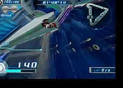 Sonic Riders: Zero Gravity (PlayStation 2) - Time Attack - Aquatic Capital - Shadow (Replay) 