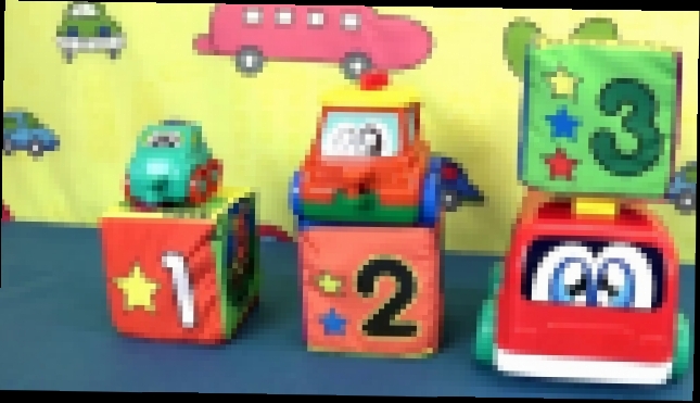 Развивающие машинки матрёшки - Учим цифры. Развивающий мультфильм для детей. 