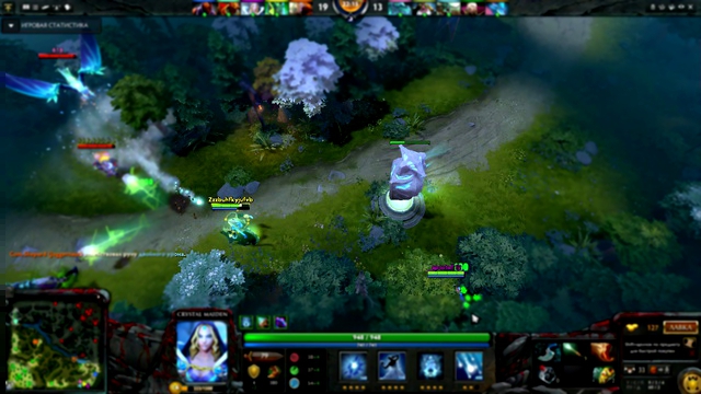 Дота 2 триллер - цмка серийный маньяк.Dota 2 Thriller - crystal maiden the serial killer 