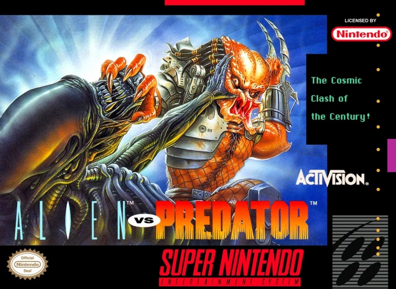 Alien vs. Predator (SNES) - Title