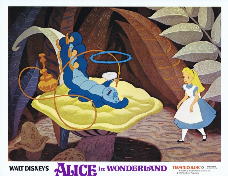 Алиса в стране чудес - Диалог Алисы и Гусеницы